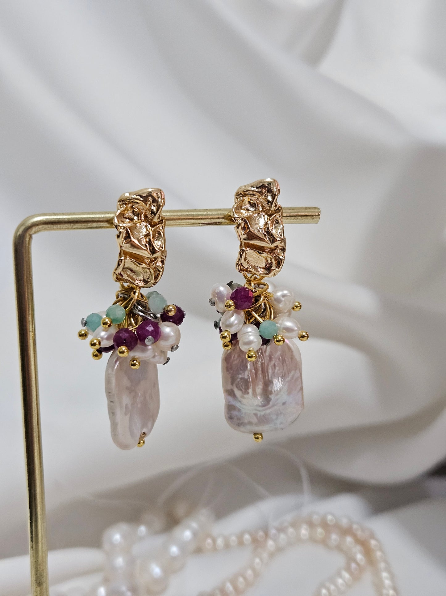 Dreams Piece İnci Küpe 18k Altın Kaplama