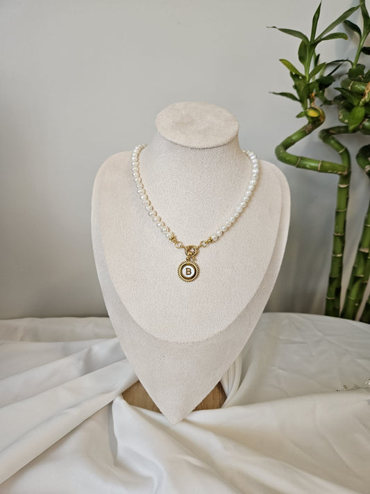 Gemici Kilitli Kişiselleştirilebilir Doğal Gerçek İnci Kolye