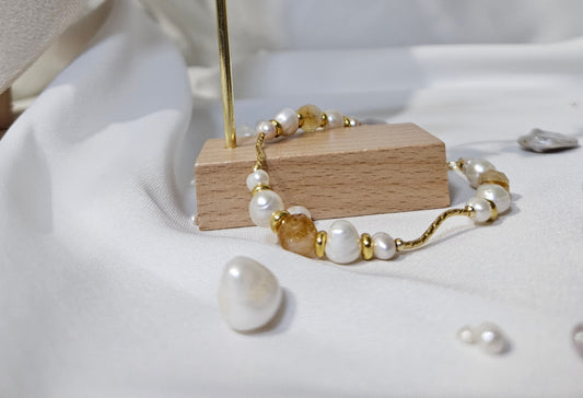 Gold İnci Bileklik
