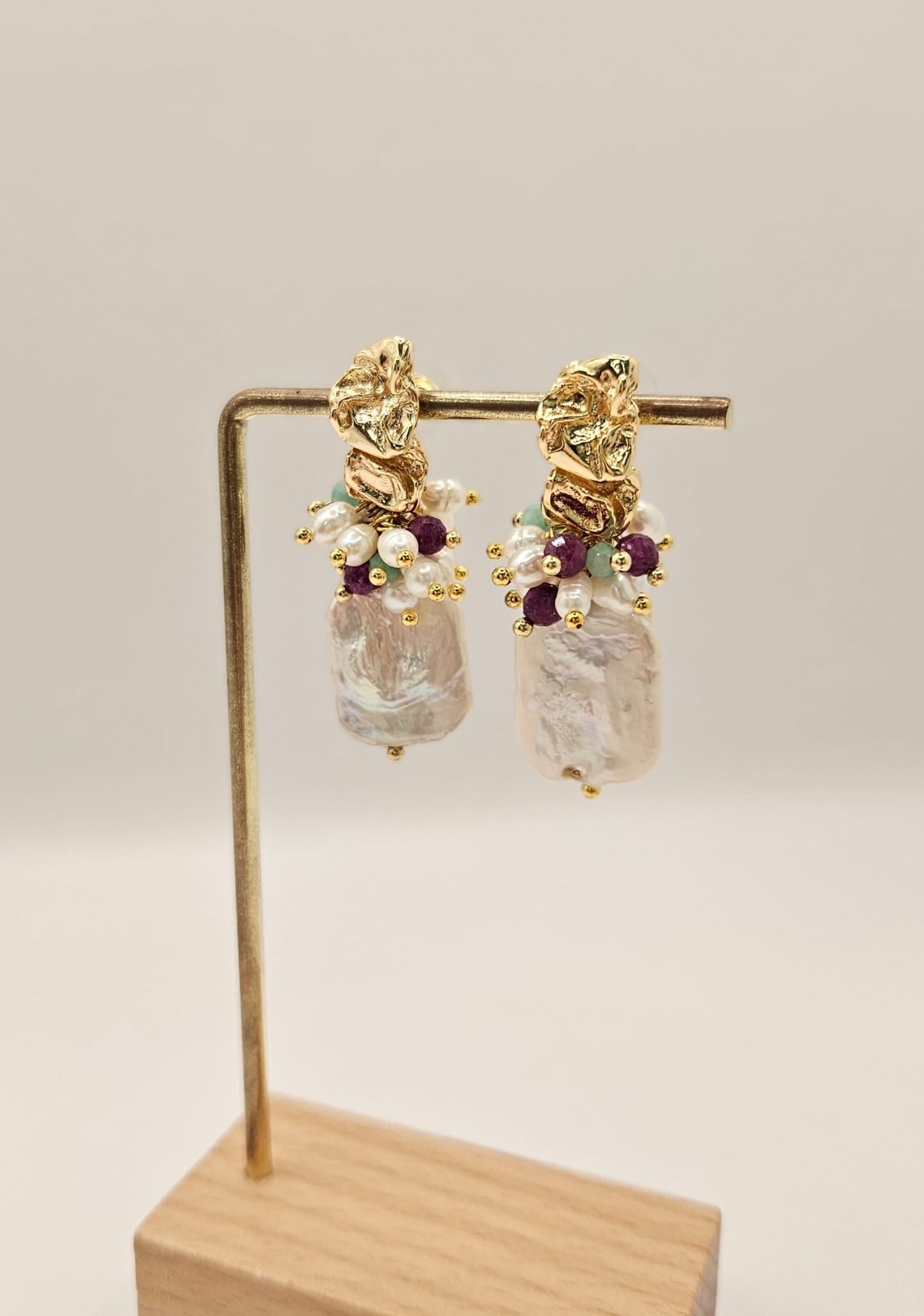 Dreams Piece İnci Küpe 18k Altın Kaplama