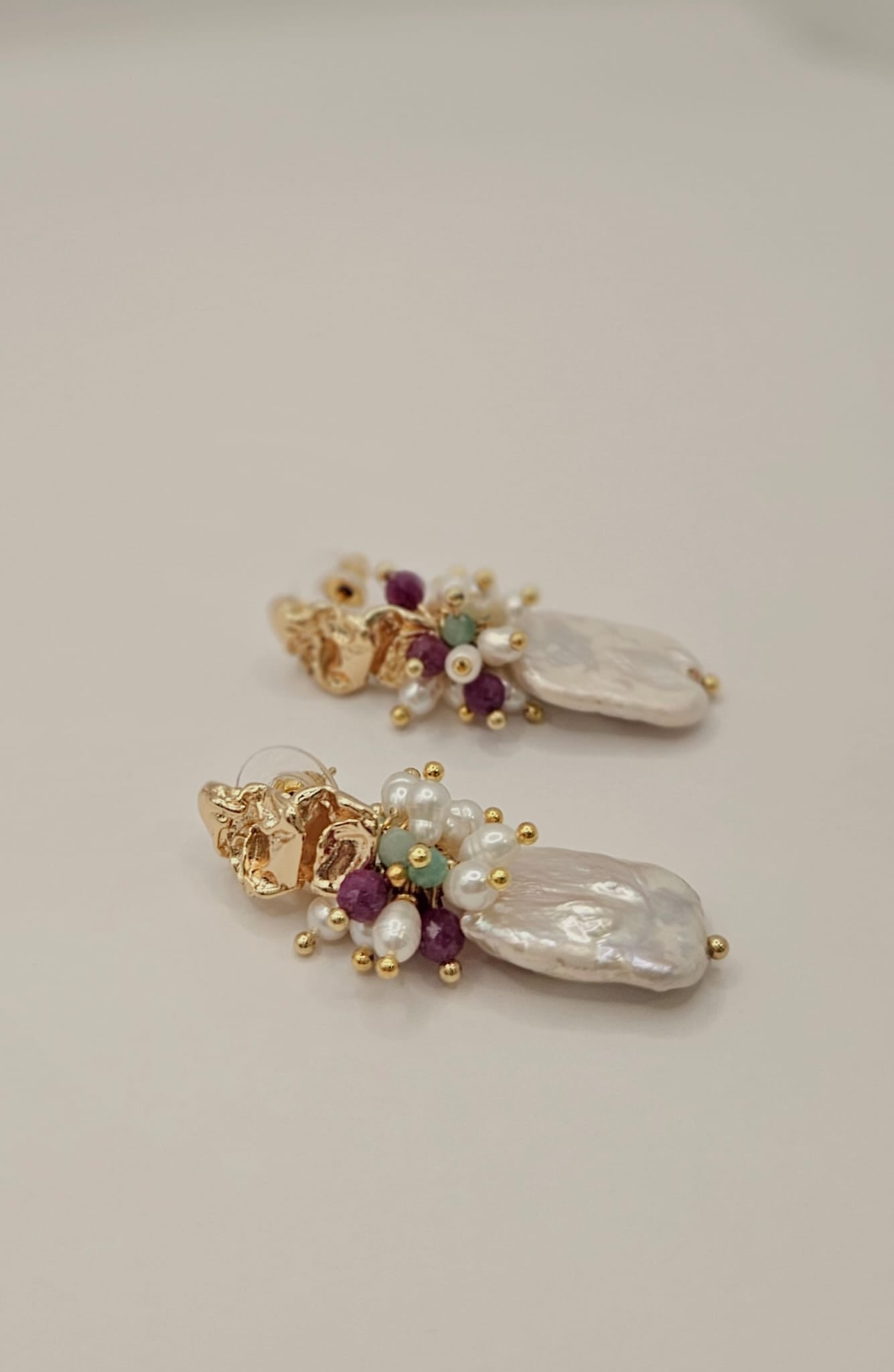Dreams Piece İnci Küpe 18k Altın Kaplama