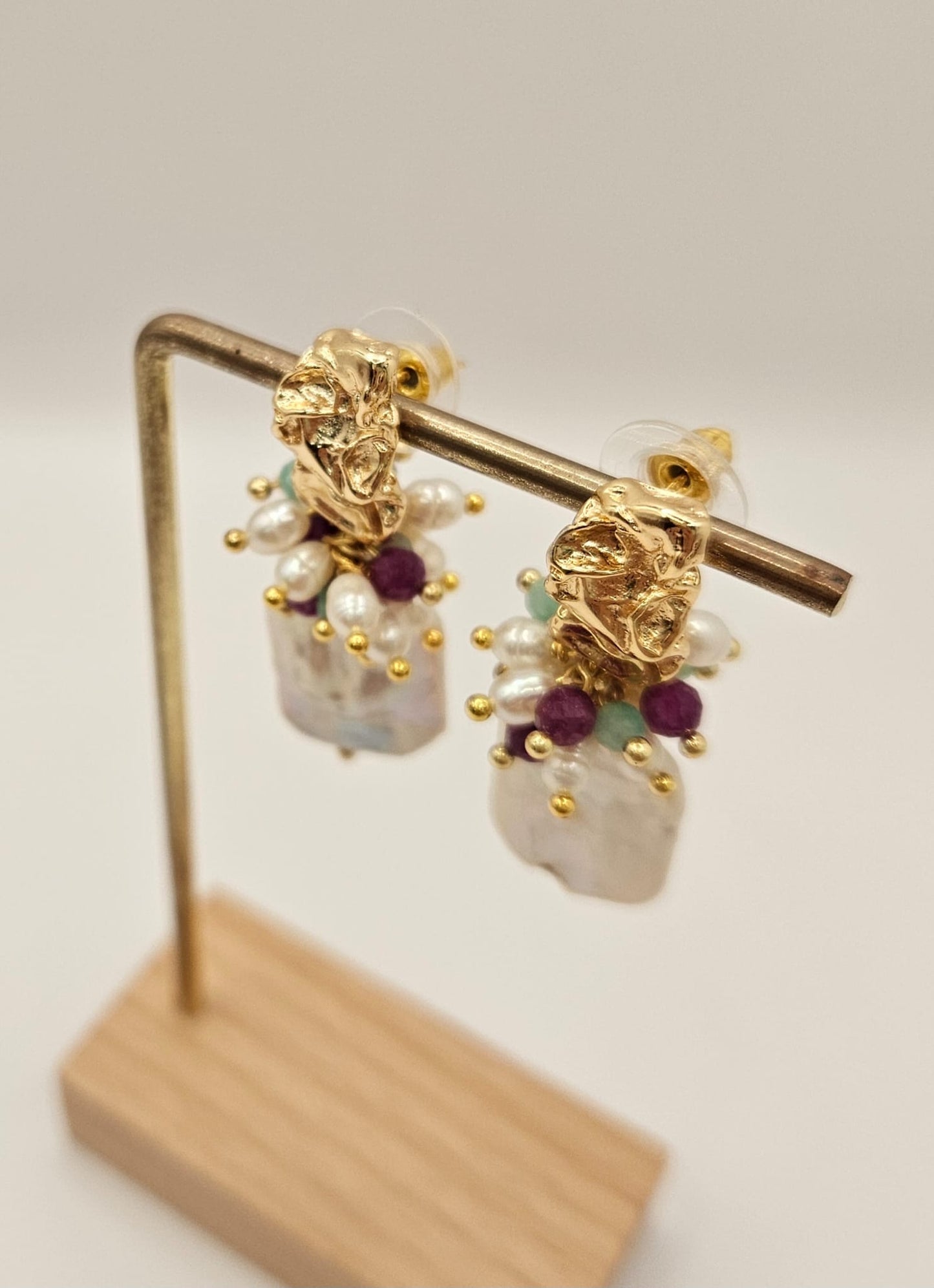 Dreams Piece İnci Küpe 18k Altın Kaplama